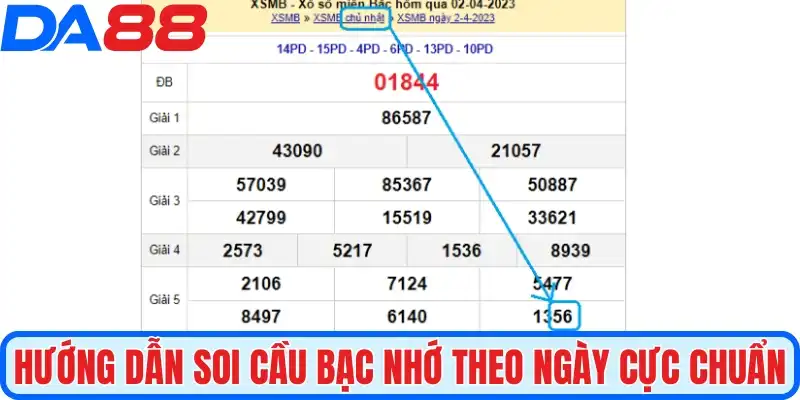 Hướng dẫn soi cầu bạc nhớ theo ngày cực chuẩn