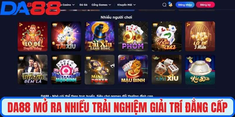 Khám phá nhà cái DA88 xanh chín thị trường