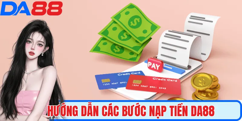 Chi tiết các bước để hoàn tất thao tác nạp tiền vào tài khoản
